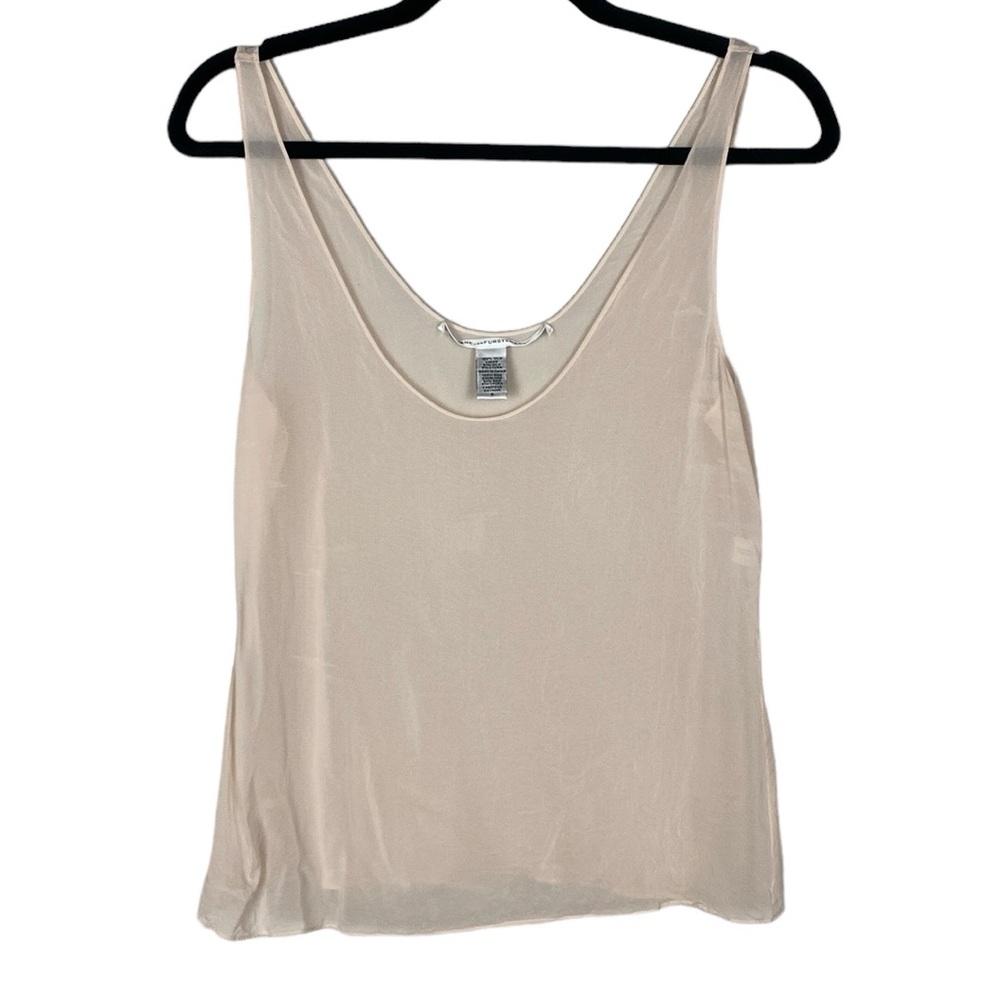 Diane Von Furstenberg pink silk blouse